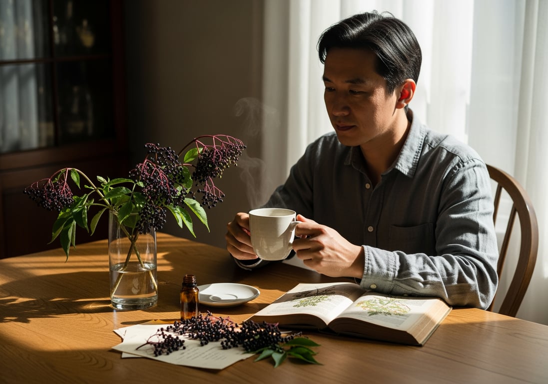 接骨木功效全解析：從歐洲感冒萬靈丹到現代免疫調節聖品