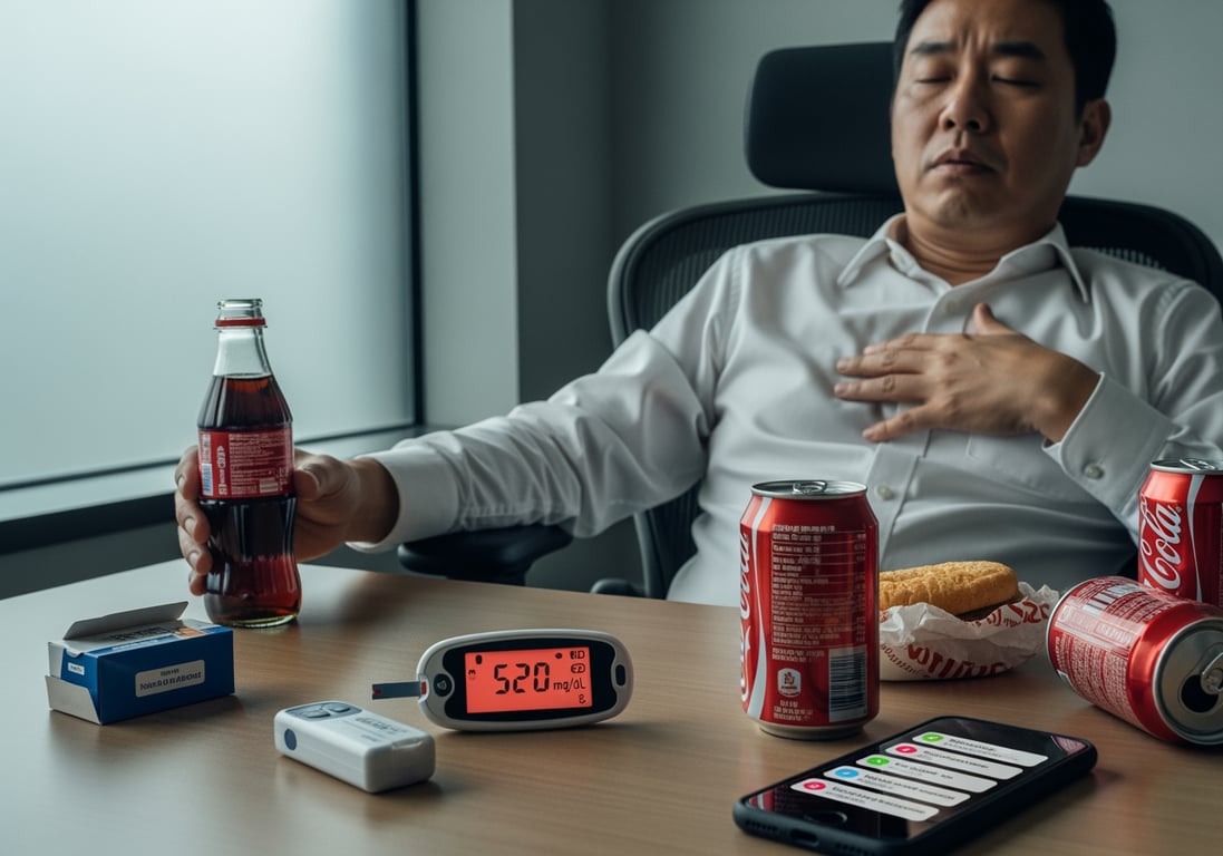 高血糖不控制會猝死！日籍男子拒絕治療2個月後心臟驟停：醫師揭糖尿病致命真相