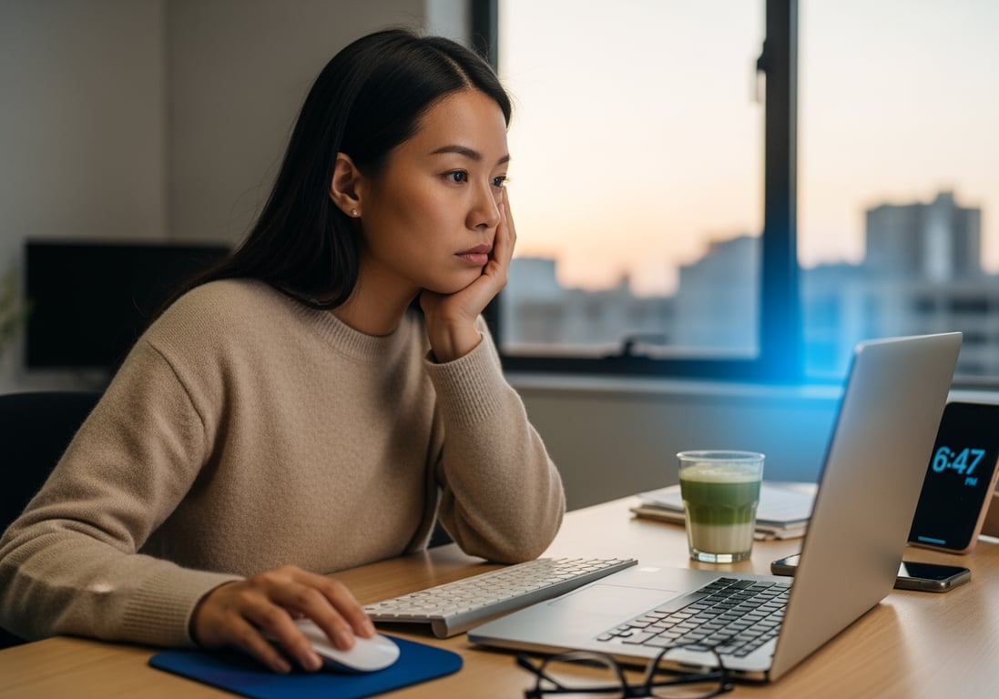 3C 螢幕族警訊：每天使用電腦 8 小時，臉部皺紋風險增加 3 成