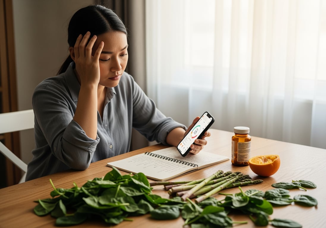 葉酸（維生素 B9）完整指南：孕期必備、造血關鍵、食物來源全解析