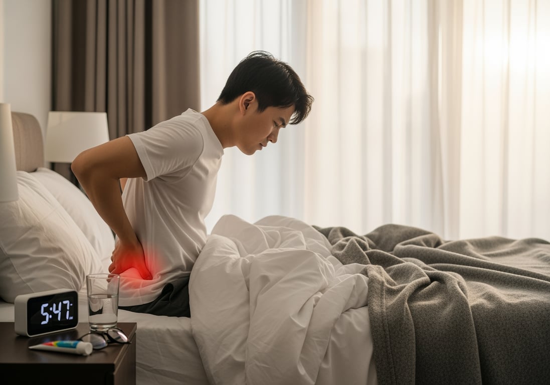 下背痛超過3個月要當心！僵直性脊椎炎的5大警訊與自我照護指南