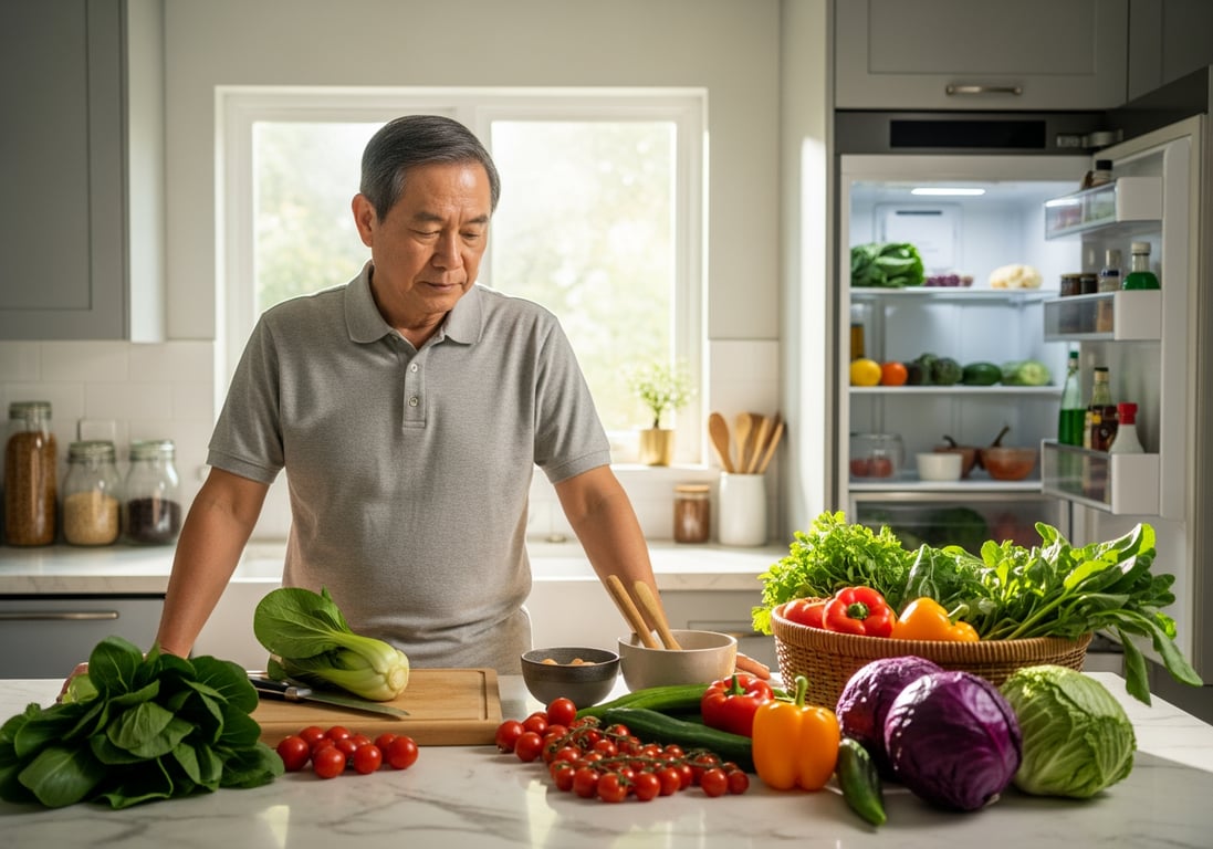 台灣研究證實：每週吃5次蔬果，4年後失智風險降23%