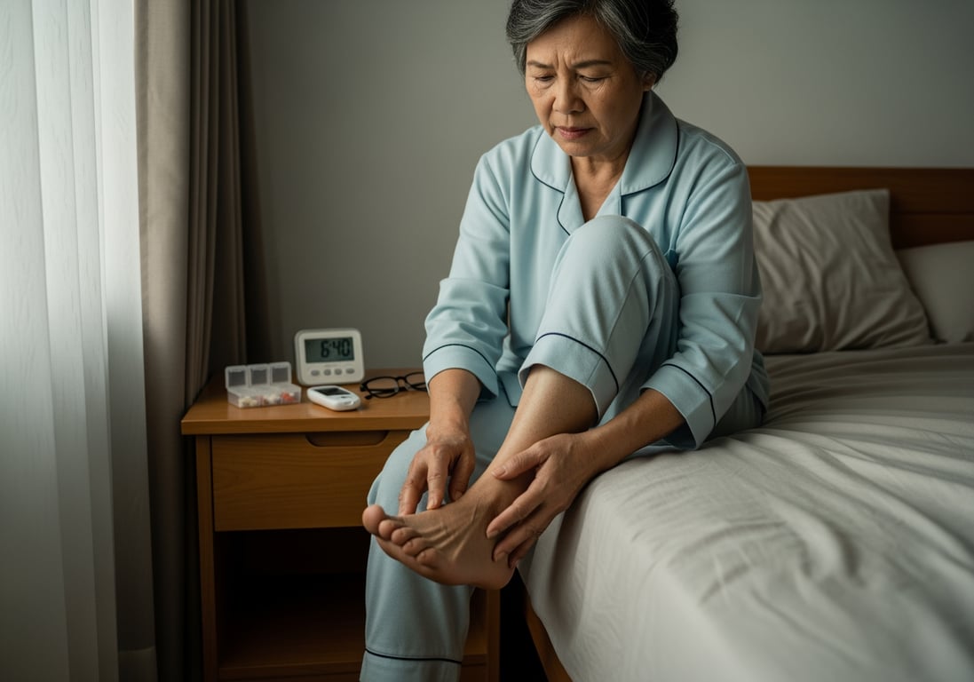 糖尿病併發症警訊：從泡溫泉燙傷無感，認識神經病變與末梢循環不良