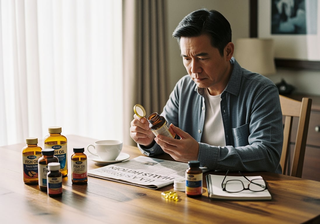 魚油與攝護腺癌風險：美國研究引發爭議，專家建議這樣吃才安全