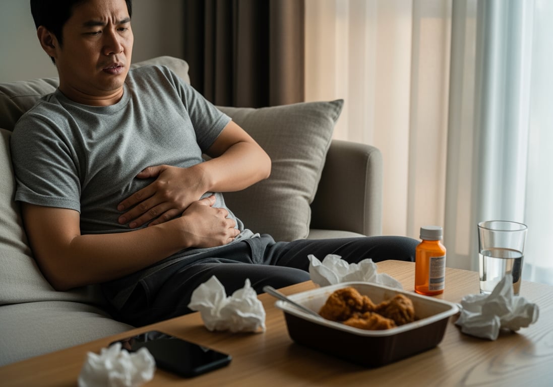 高油脂飲食隱藏危機：急性膽囊炎症狀、治療與預防完整指南