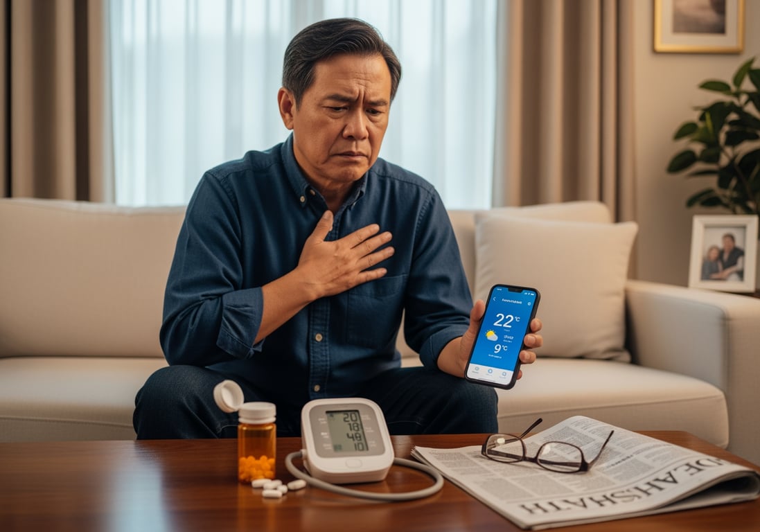 溫差大易心肌梗塞！掌握7大危險因子，預防勝於治療