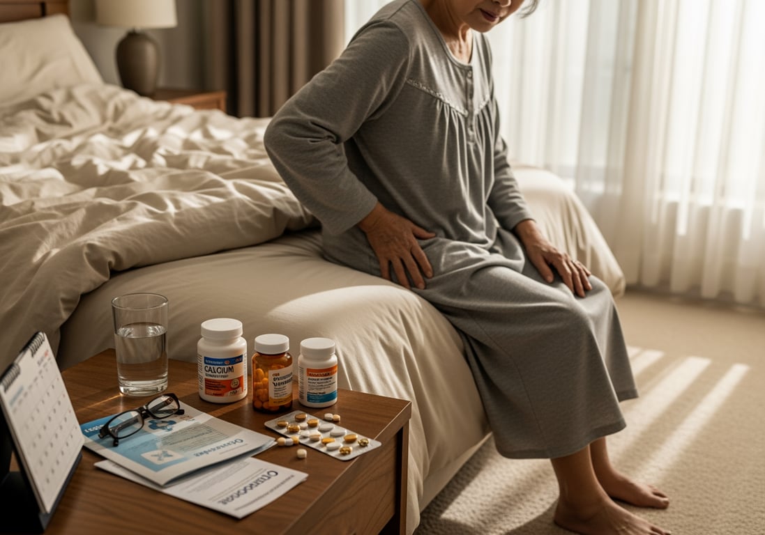 骨質疏鬆症的 3 大類型與致病因子：從停經後到老年性，你該知道的骨折風險
