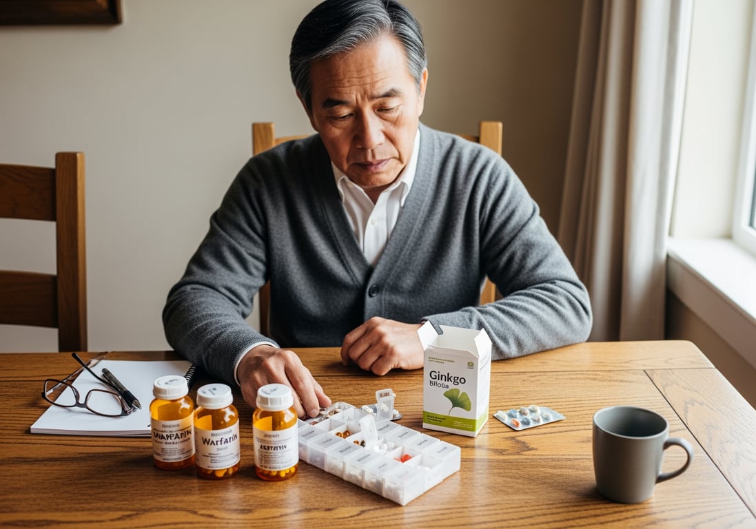 銀杏葉藥品安全指南：3大用藥風險與交互作用完整解析