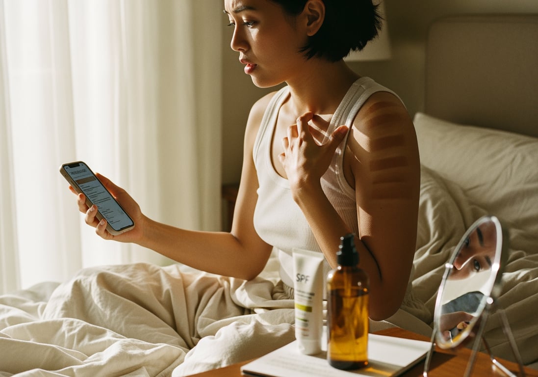 助曬劑 vs 仿曬劑完整指南：打造安全古銅肌的 5 個關鍵步驟