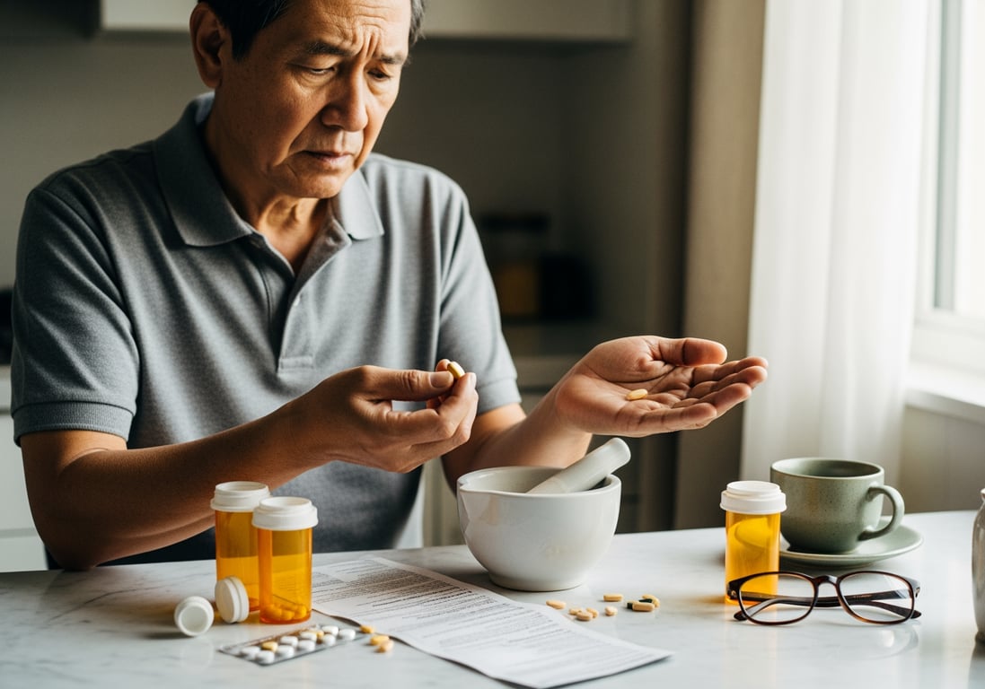 藥太大顆能剝半磨粉嗎？2 種劑型千萬別碰，用藥安全 3 守則必知