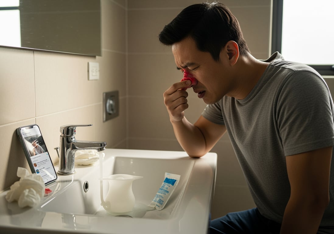 洗鼻鹽正確使用指南：水溫、頻率、選購三大關鍵避免傷害鼻黏膜
