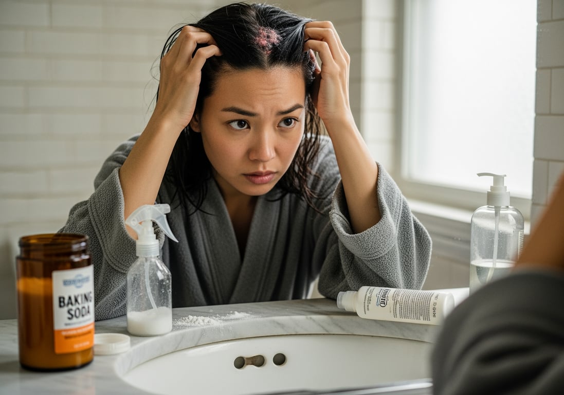 蘇打水洗頭真的比較健康？皮膚科醫師警告：當心頭皮受損、髮質變脆
